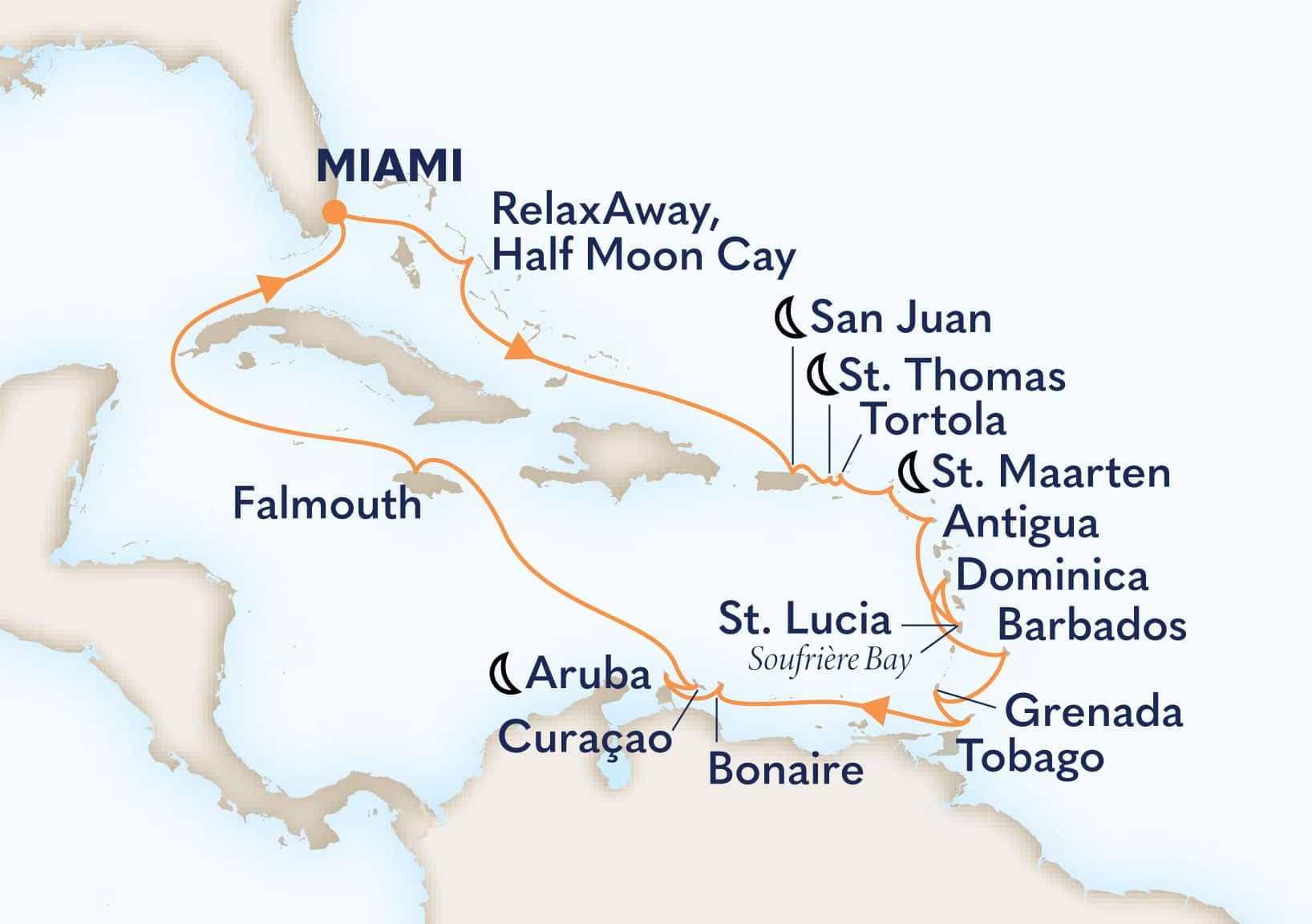 20 nights Caribbean cruise on Zuiderdam
from ๐บ๐ธ Miami