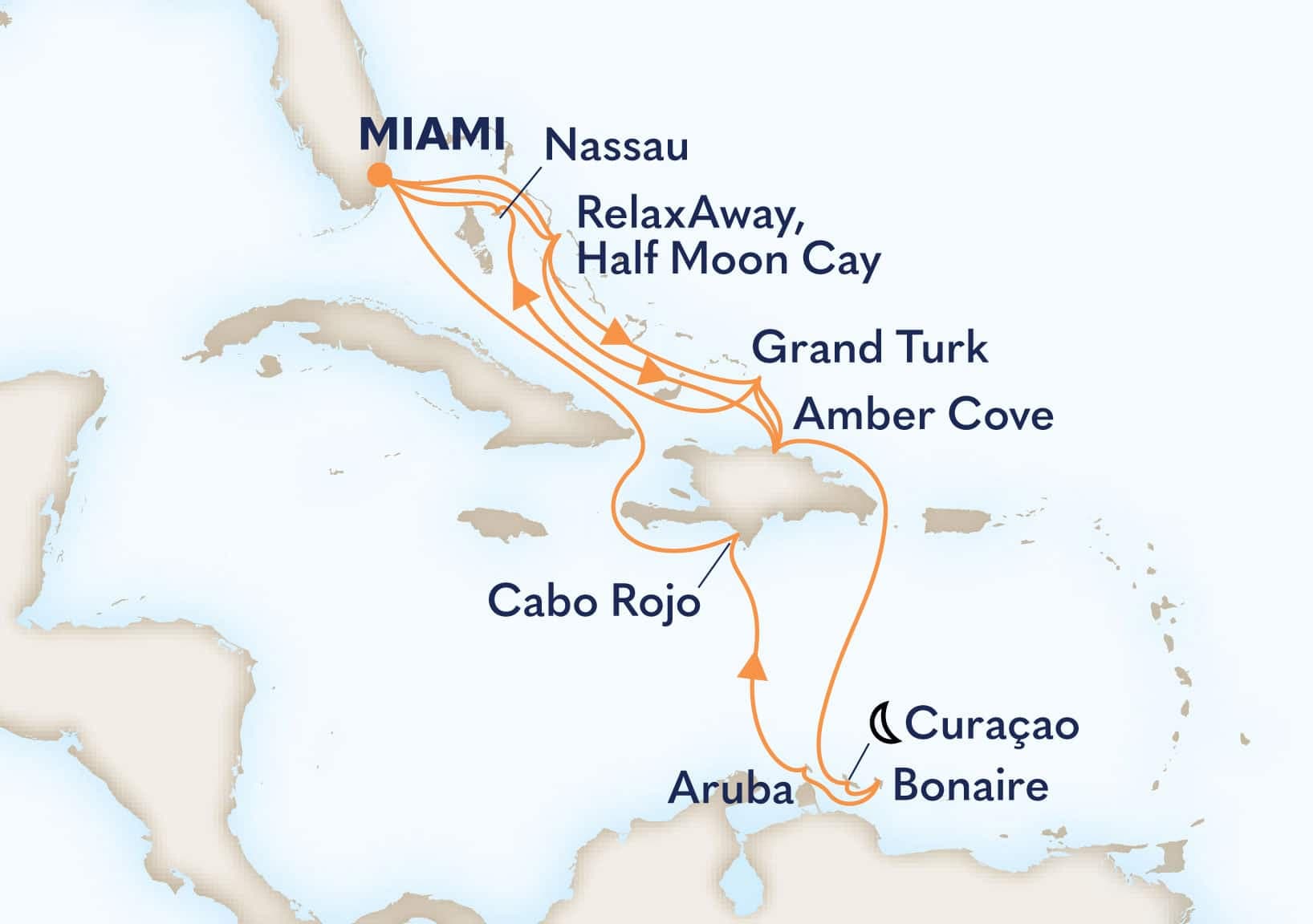 18 nights Caribbean cruise on Zuiderdam
from ๐บ๐ธ Miami