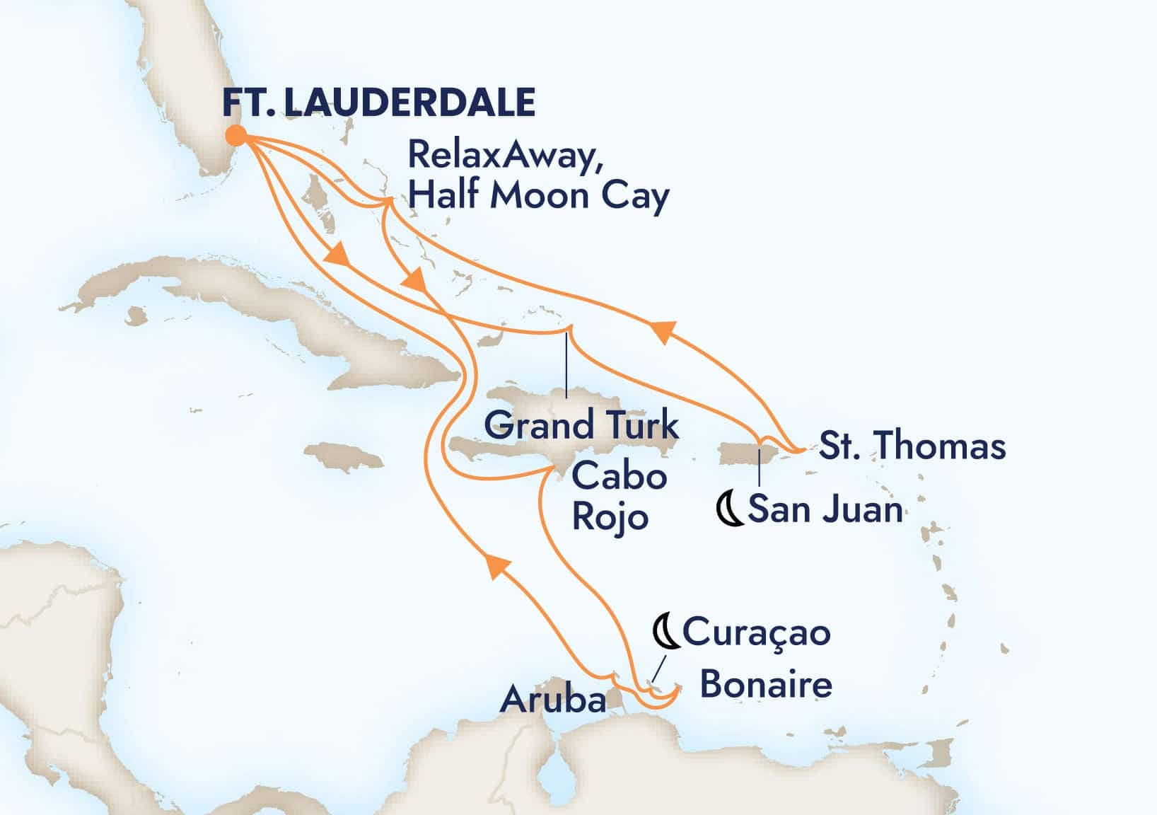 17 nights Caribbean cruise on Rotterdam
from ๐บ๐ธ Fort Lauderdale