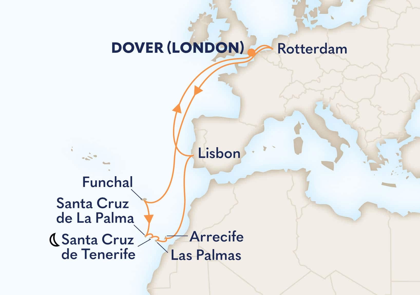 14 nights Mediterranean cruise on Nieuw Statendam
from Dover (London), England, UK
