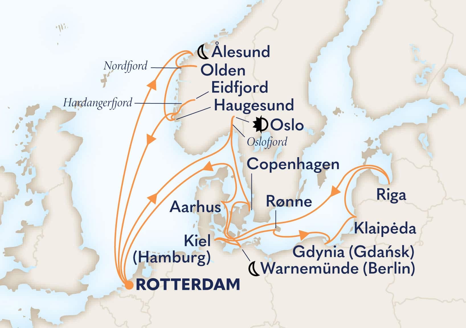 21 nights Mediterranean cruise on Rotterdam
from ๐ณ๐ฑ Rotterdam