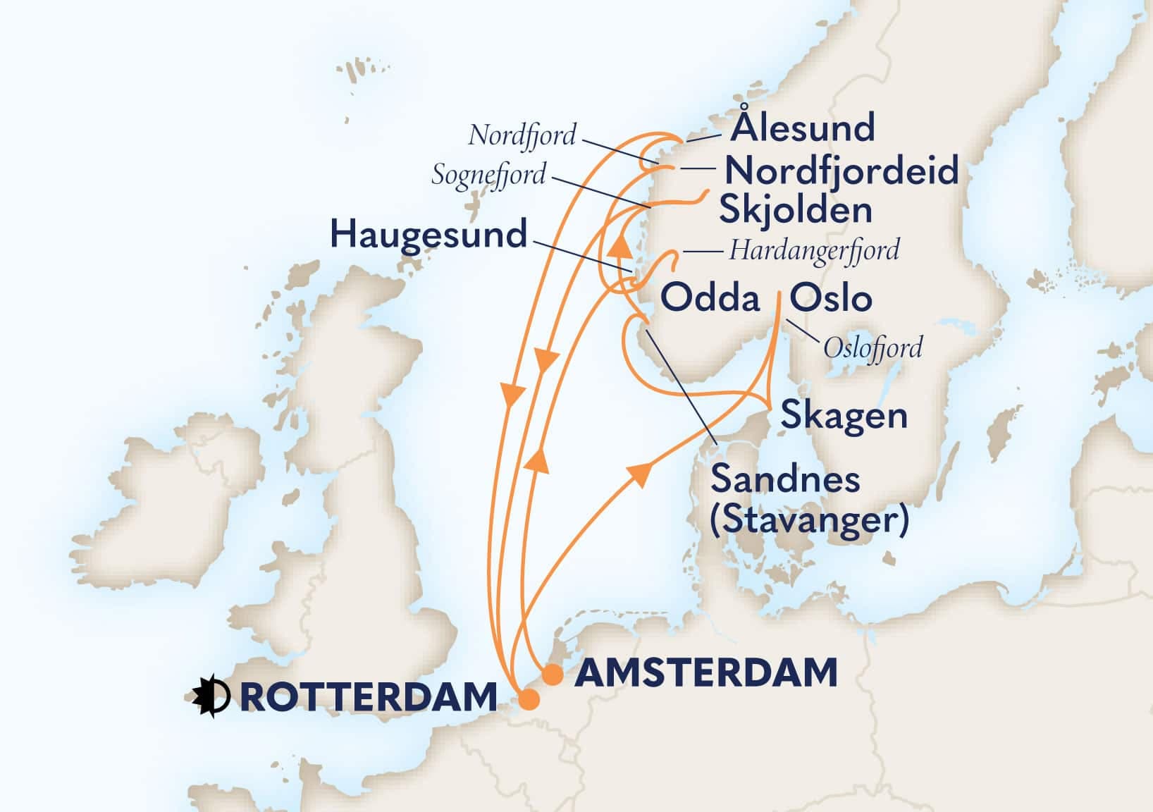 14 nights Mediterranean cruise on Nieuw Statendam
from ๐ณ๐ฑ Amsterdam to ๐ณ๐ฑ Rotterdam