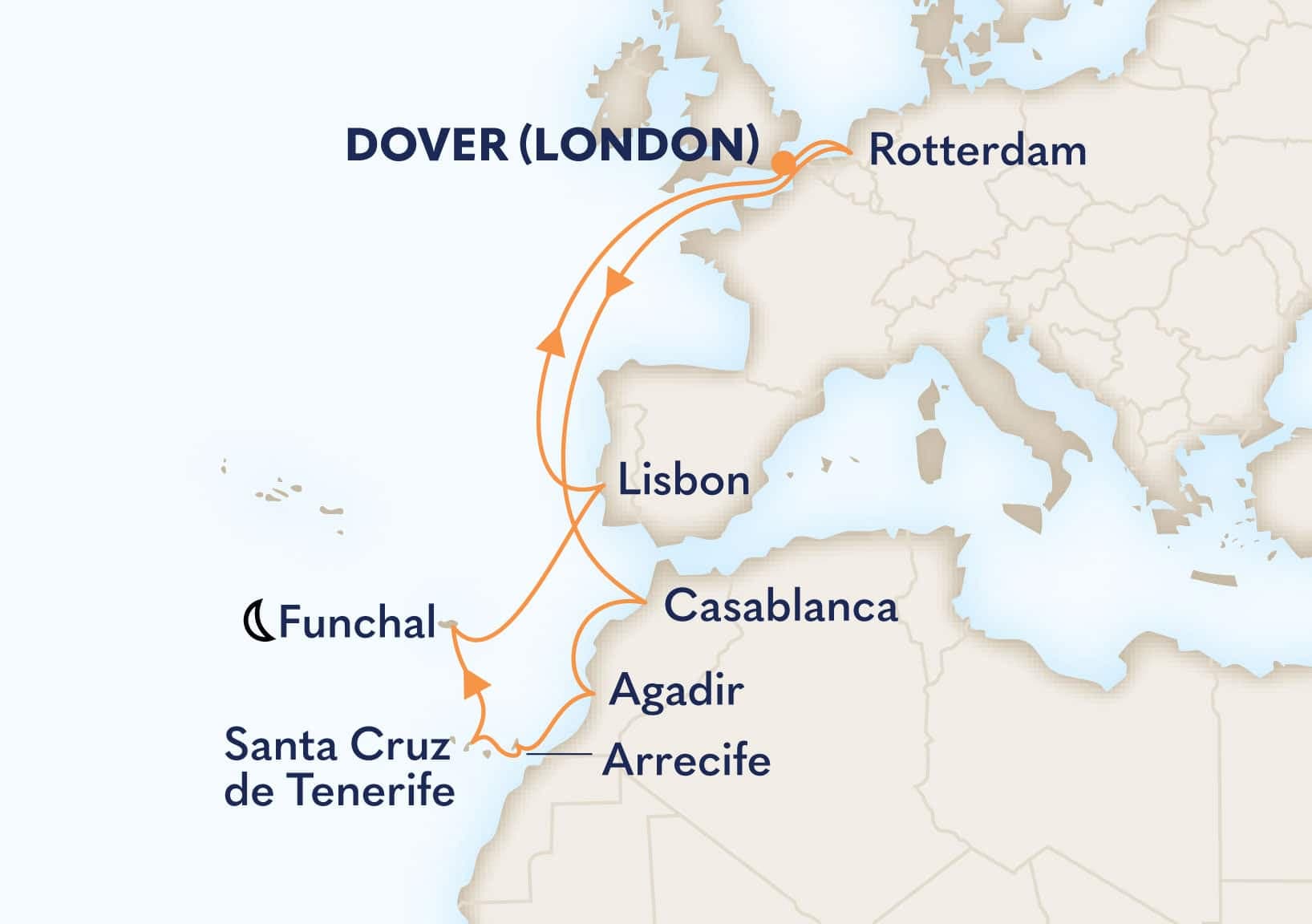 14 nights Mediterranean cruise on Nieuw Statendam
from Dover (London), England, UK
