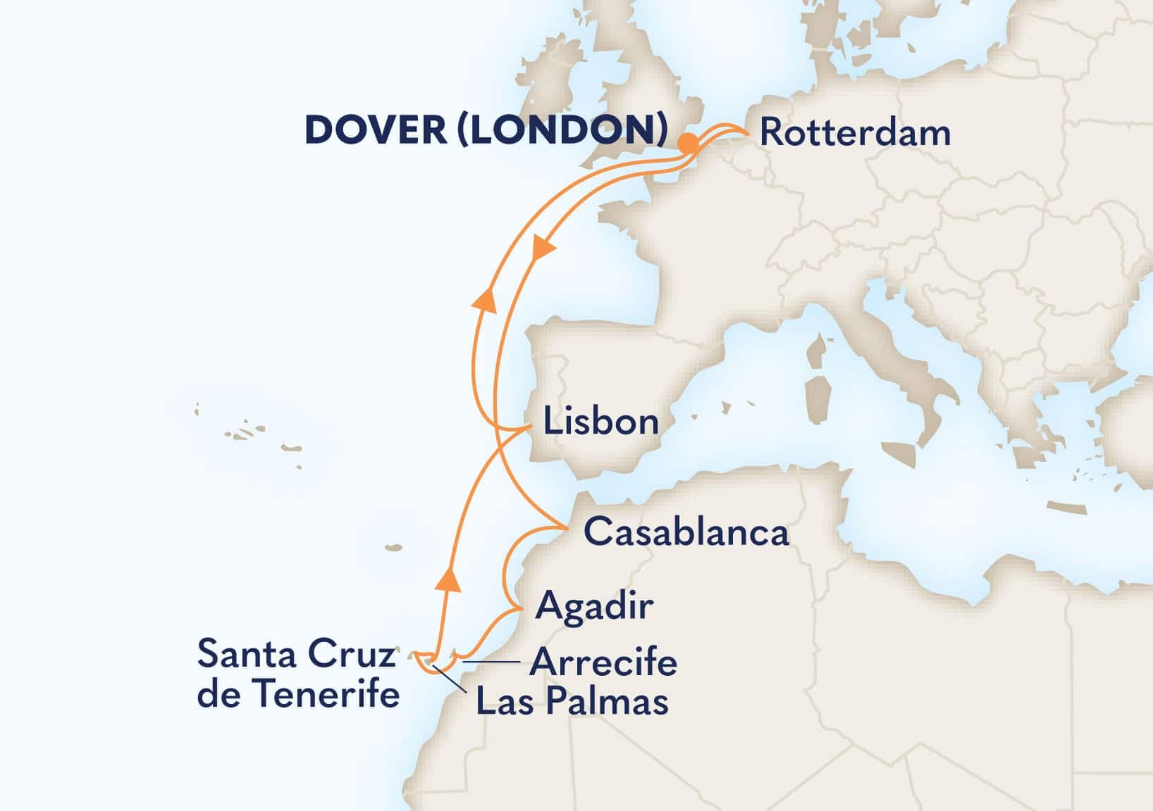 14 nights Mediterranean cruise on Nieuw Statendam
from Dover (London), England, UK