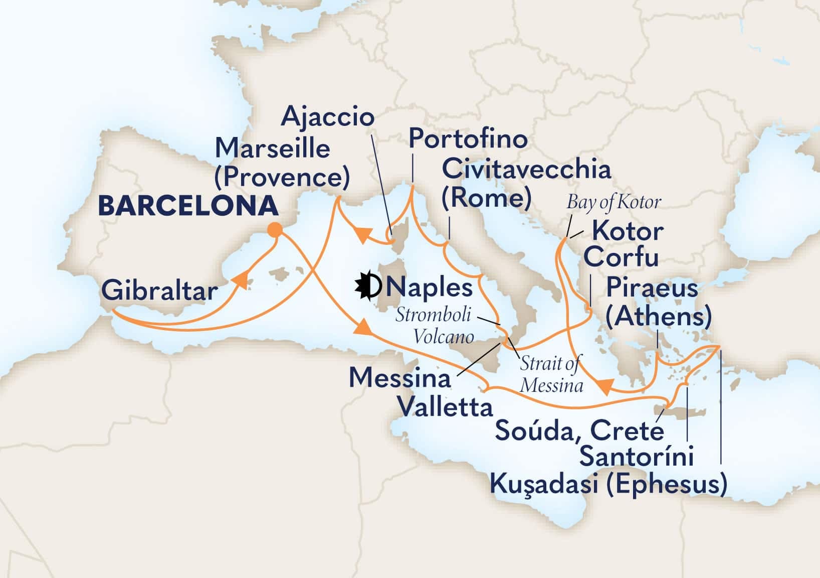 21 nights Mediterranean cruise on Oosterdam
from 🇪🇸 Barcelona