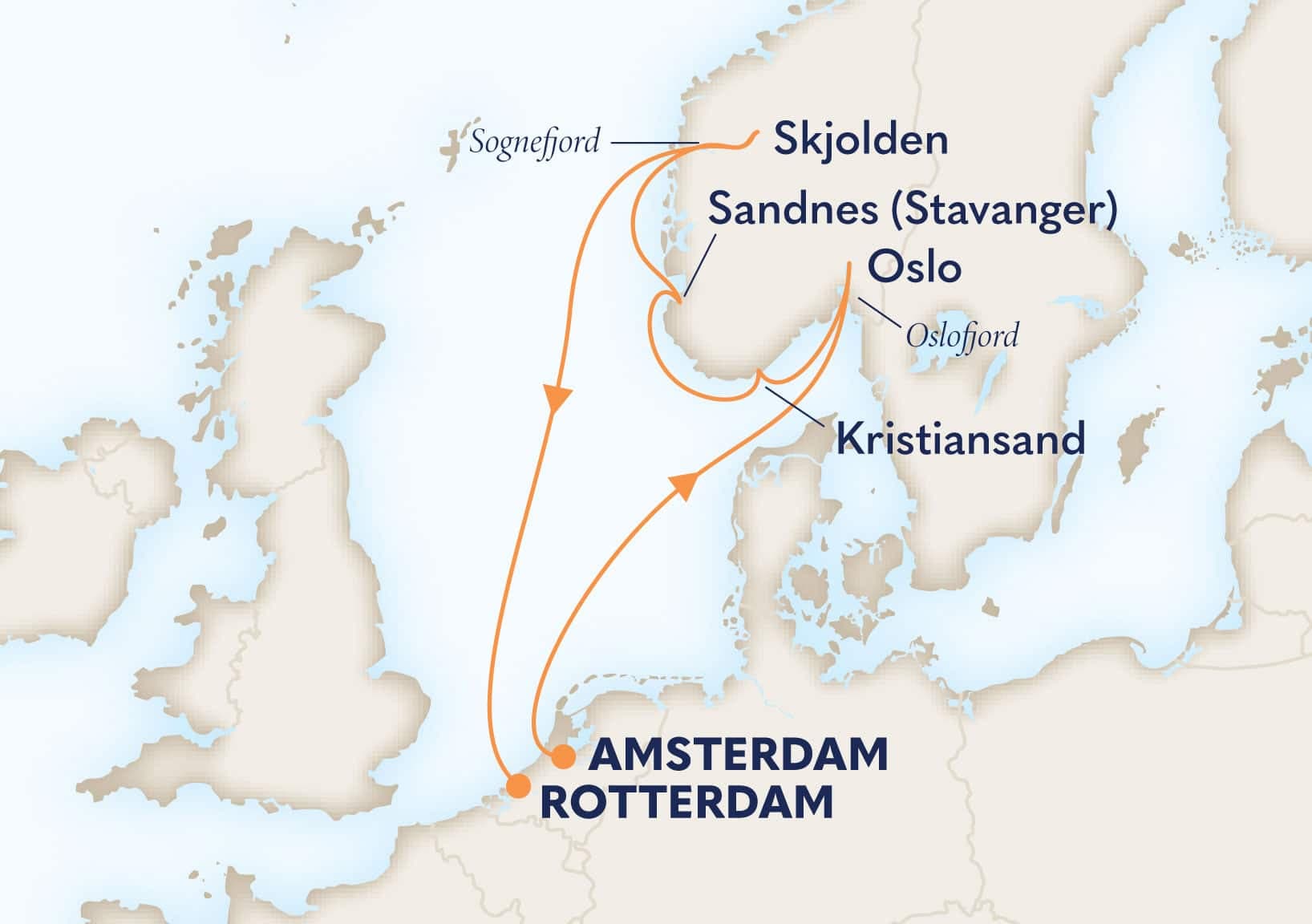 7 nights North European cruise on Rotterdam
from 🇳🇱 Amsterdam to 🇳🇱 Rotterdam