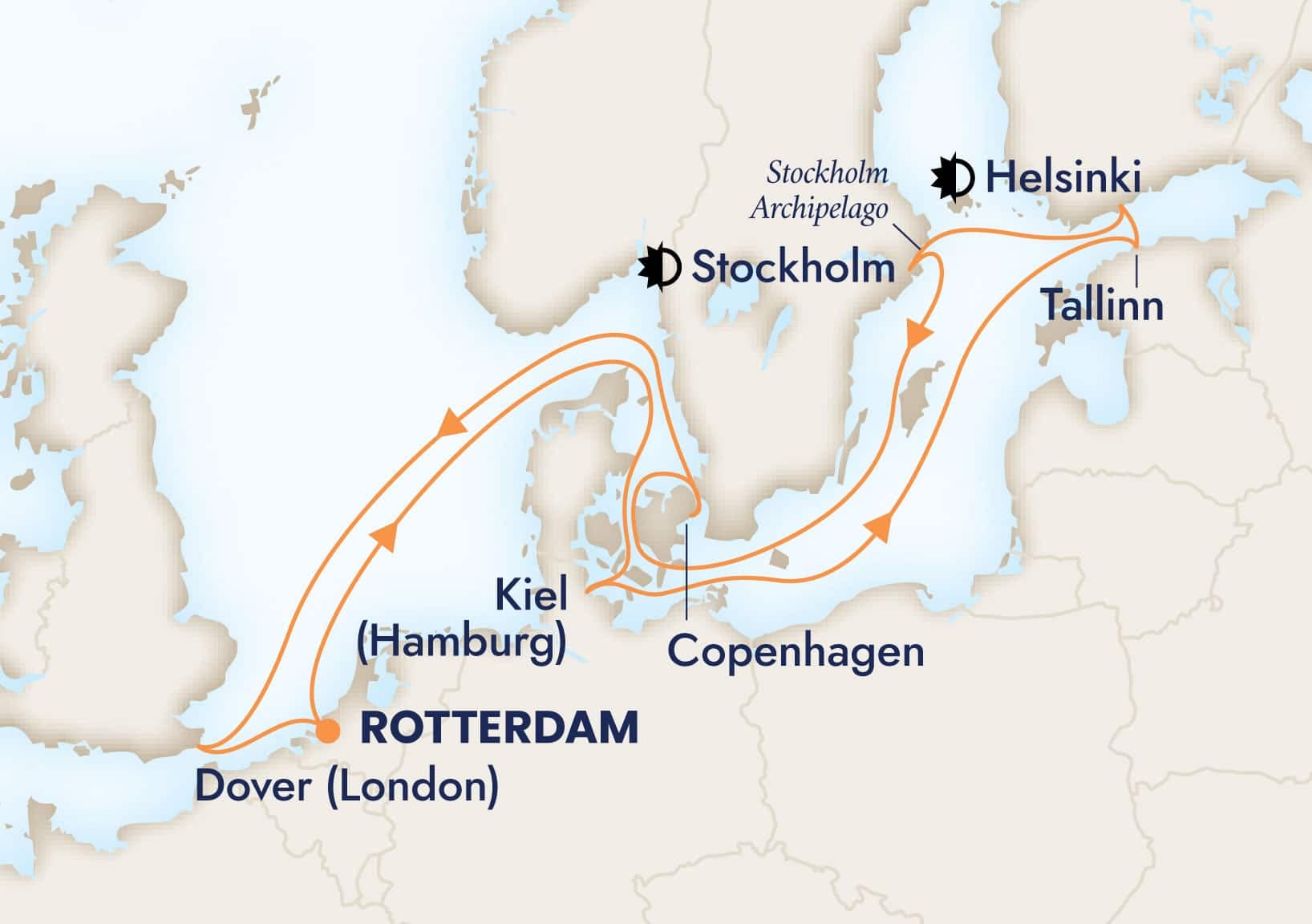 13 nights North European cruise on Nieuw Statendam
from ๐ณ๐ฑ Rotterdam