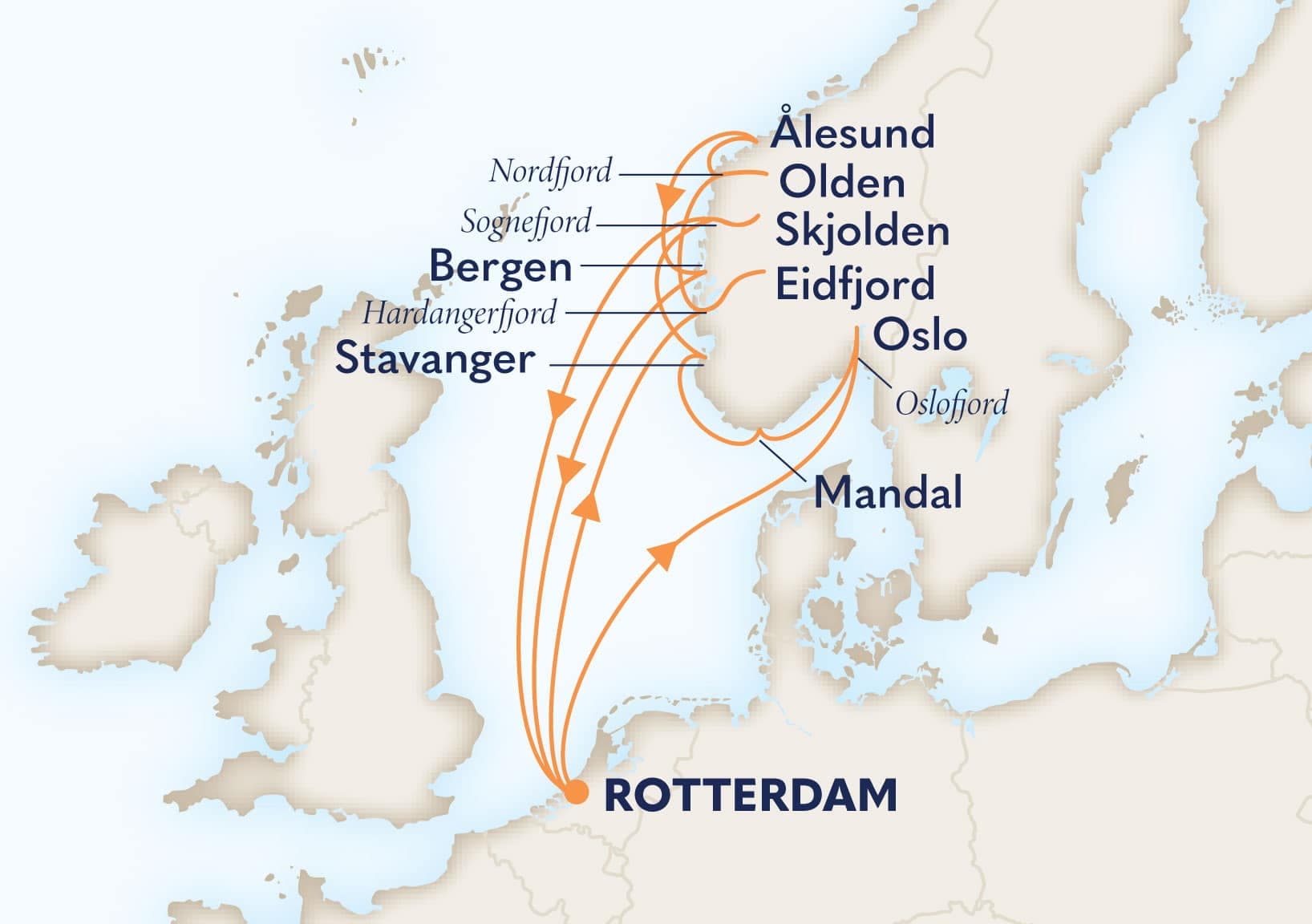 14 nights North European cruise on Rotterdam
from ๐ณ๐ฑ Rotterdam