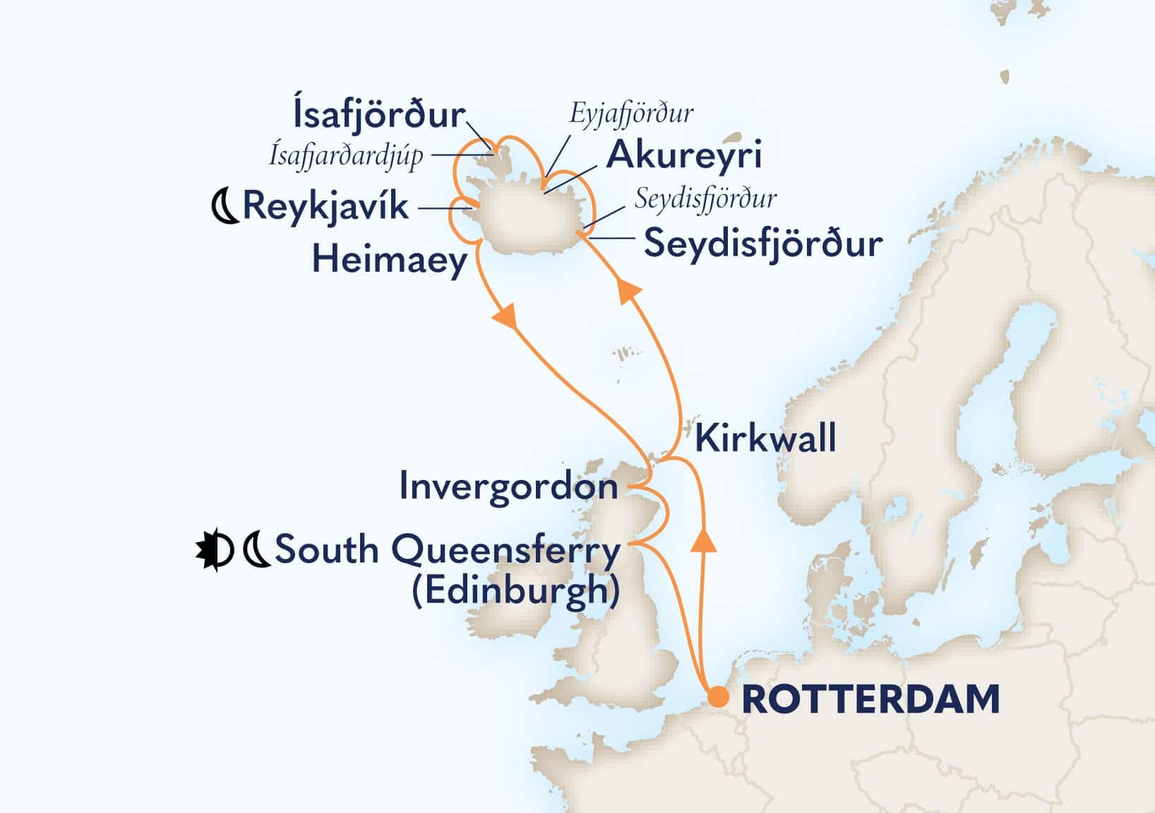 14 nights North European cruise on Rotterdam
from ๐ณ๐ฑ Rotterdam