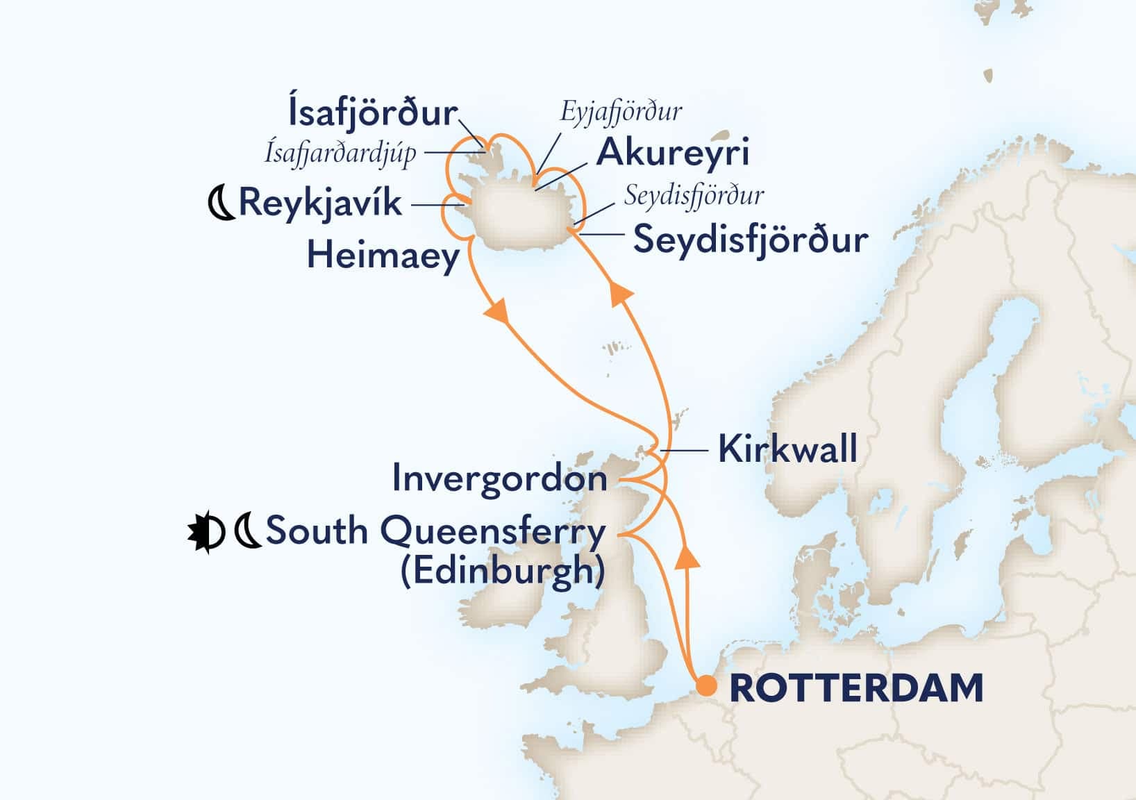 14 nights Mediterranean cruise on Rotterdam
from ๐ณ๐ฑ Rotterdam