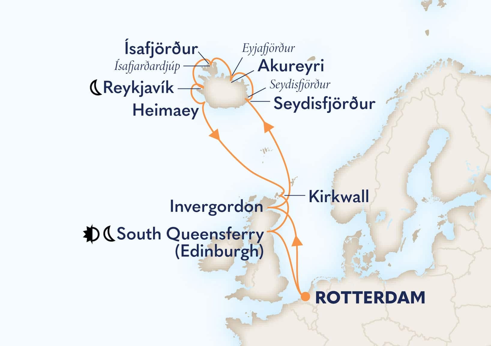 14 nights Mediterranean cruise on Rotterdam
from ๐ณ๐ฑ Rotterdam
