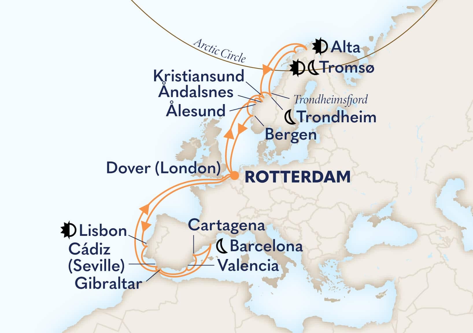29 nights Mediterranean cruise on Nieuw Statendam
from ๐ณ๐ฑ Rotterdam