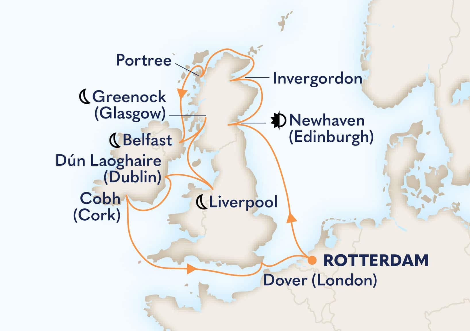 14 nights North European cruise on Nieuw Statendam
from ๐ณ๐ฑ Rotterdam