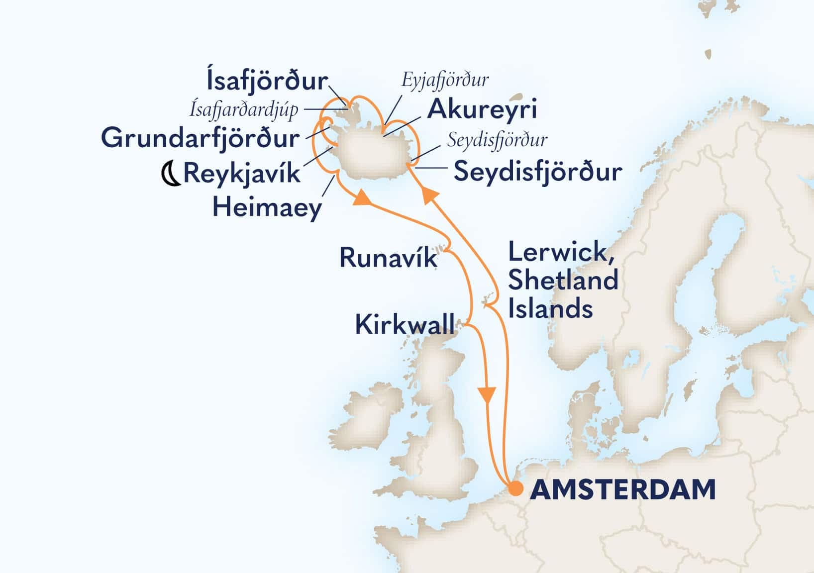 14 nights Mediterranean cruise on Zuiderdam
from ๐ณ๐ฑ Amsterdam