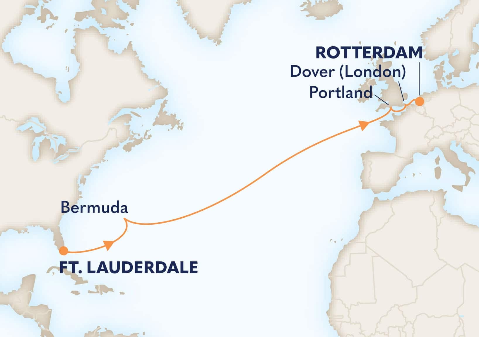 13 nights Mediterranean cruise on Nieuw Statendam
from ๐บ๐ธ Fort Lauderdale to ๐ณ๐ฑ Rotterdam