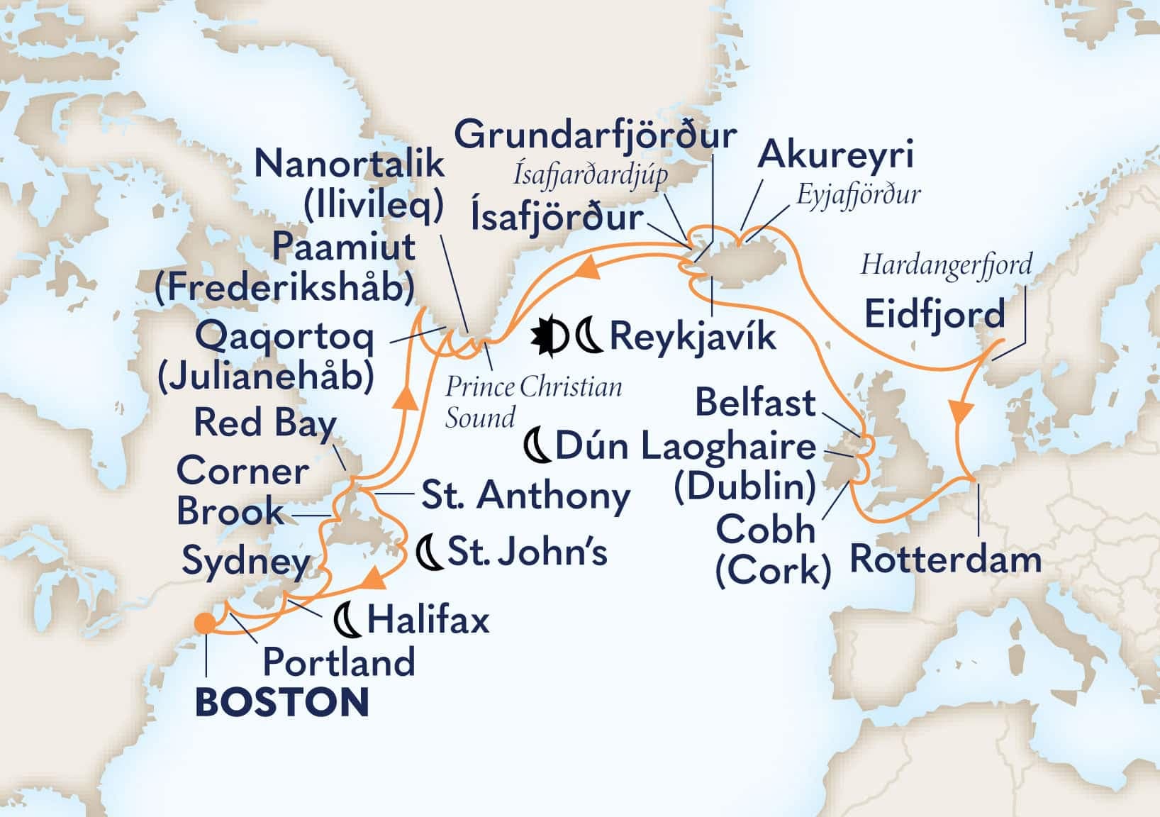 17 nights Mediterranean cruise on Volendam
from ๐บ๐ธ Boston to ๐ณ๐ฑ Rotterdam