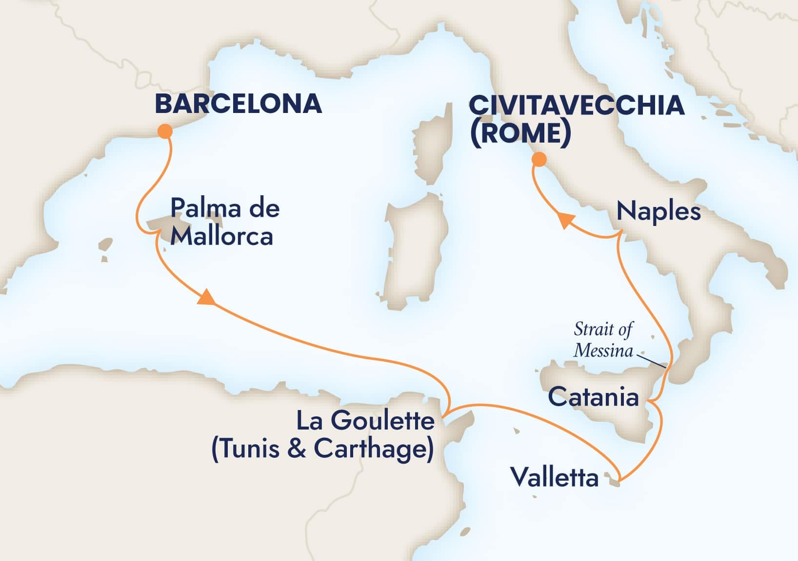 7 nights Mediterranean cruise on Nieuw Amsterdam
from ๐ช๐ธ Barcelona to Civitavecchia (Rome), Italy