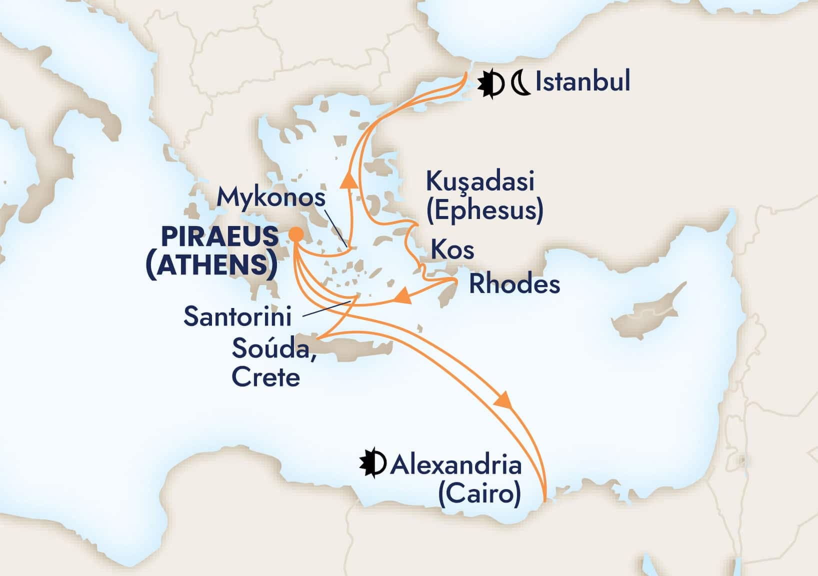 17 nights Mediterranean cruise on Nieuw Statendam
from ๐ฌ๐ท Athens