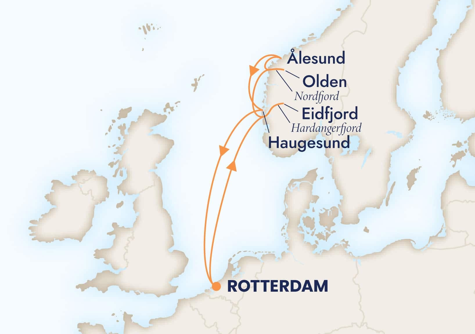 7 nights North European cruise on Rotterdam
from ๐ณ๐ฑ Rotterdam