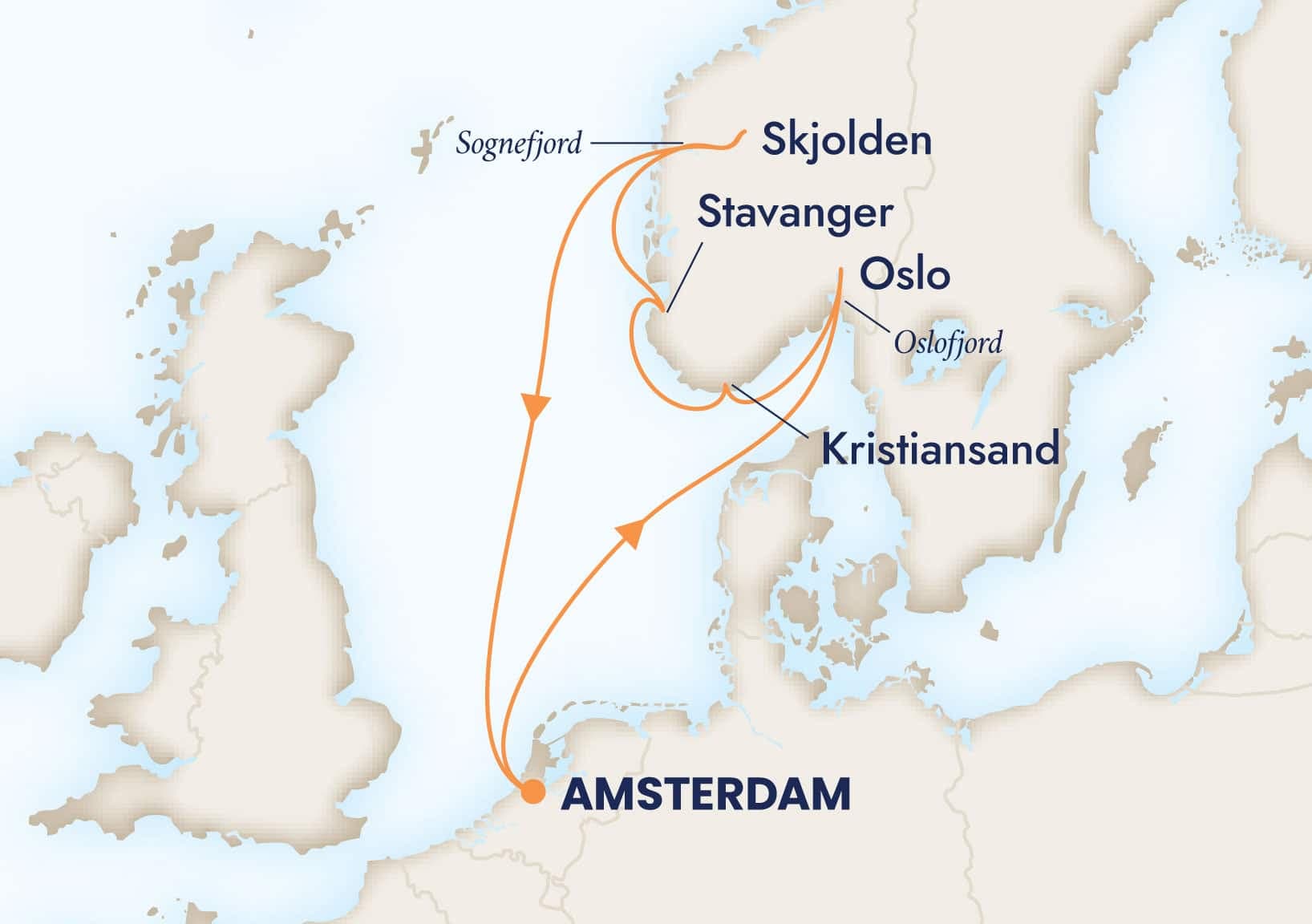 7 nights North European cruise on Zuiderdam
from 🇳🇱 Amsterdam