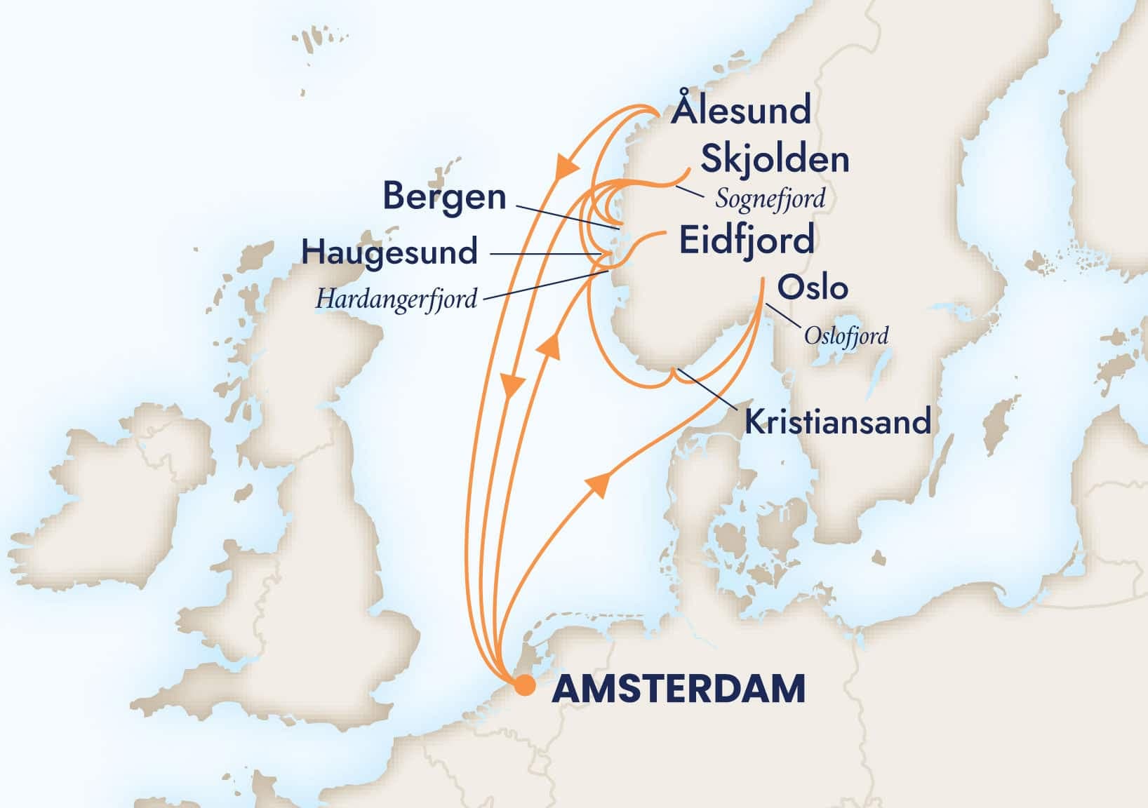 14 nights North European cruise on Zuiderdam
from ๐ณ๐ฑ Amsterdam