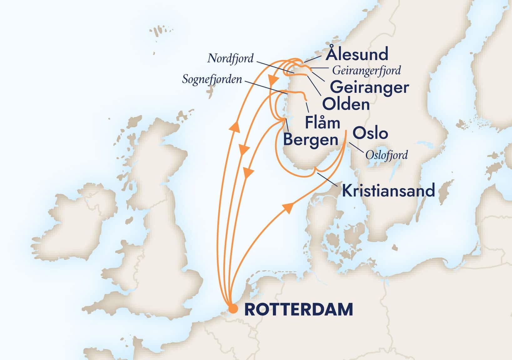 14 nights North European cruise on Rotterdam
from ๐ณ๐ฑ Rotterdam