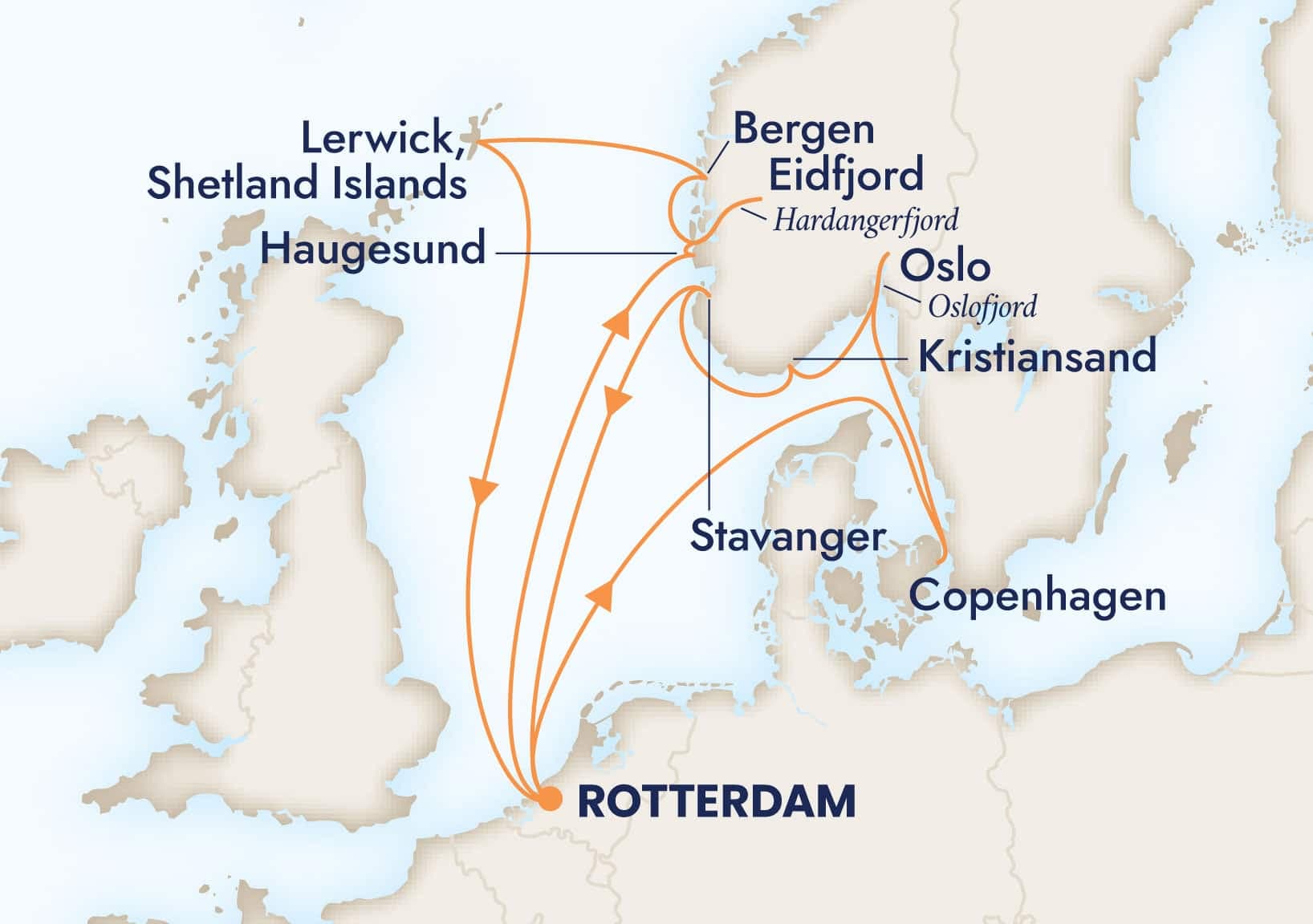 14 nights North European cruise on Rotterdam
from ๐ณ๐ฑ Rotterdam
