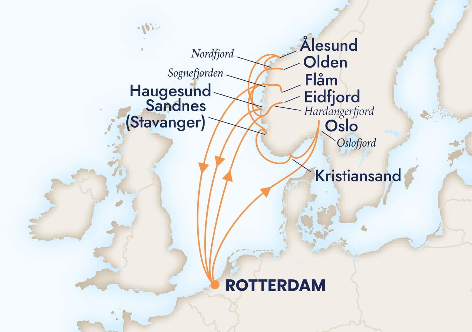 14 nights North European cruise on Rotterdam
from ๐ณ๐ฑ Rotterdam