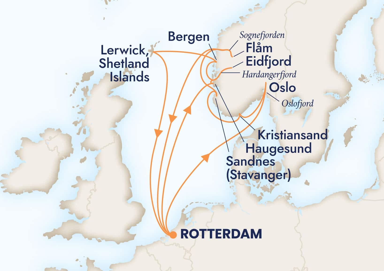 14 nights North European cruise on Rotterdam
from ๐ณ๐ฑ Rotterdam