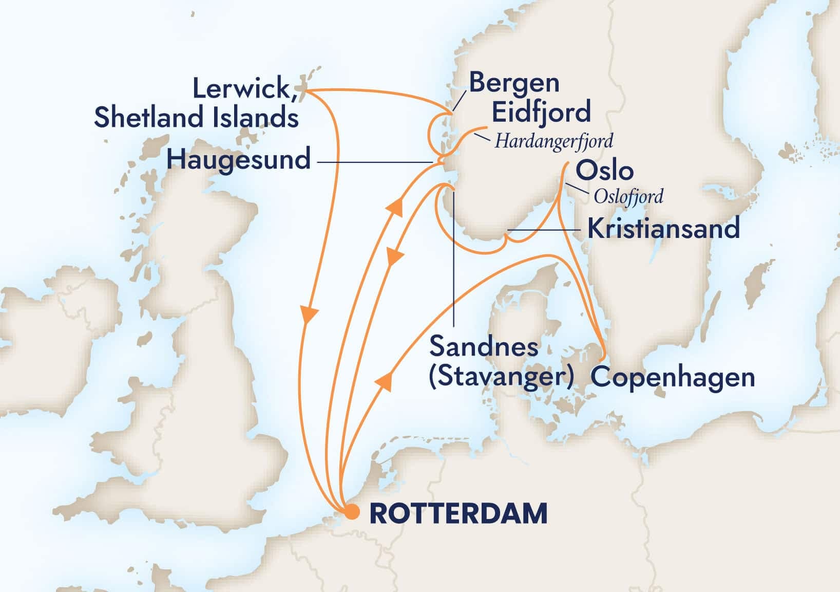14 nights North European cruise on Rotterdam
from ๐ณ๐ฑ Rotterdam