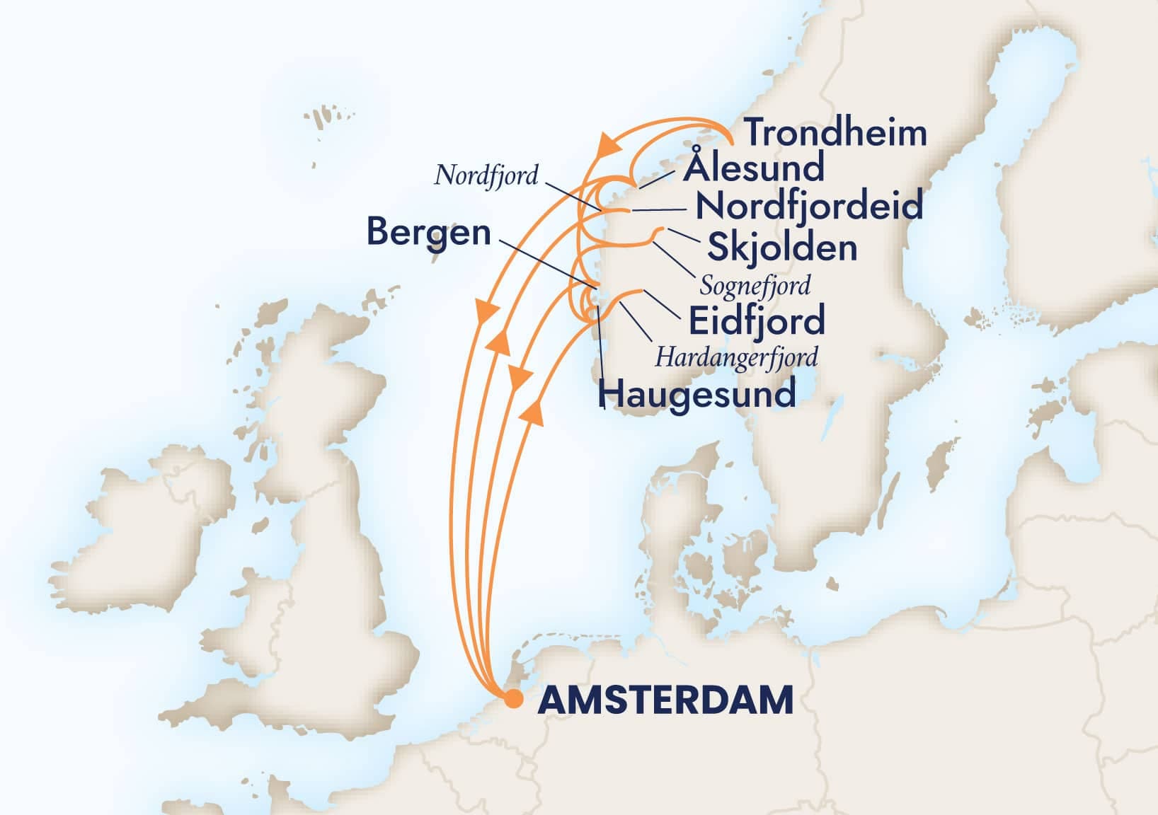 17 nights North European cruise on Zuiderdam
from 🇳🇱 Amsterdam