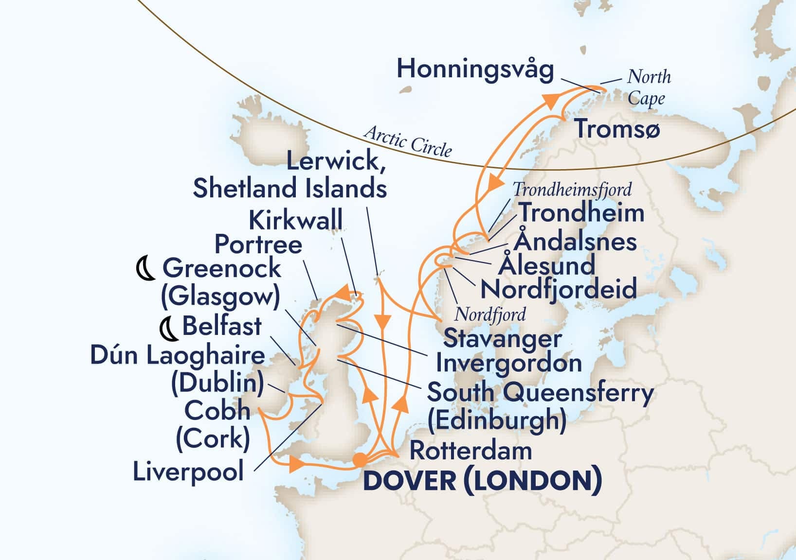 28 nights North European cruise on Nieuw Statendam
from ๐ฌ๐ง Dover