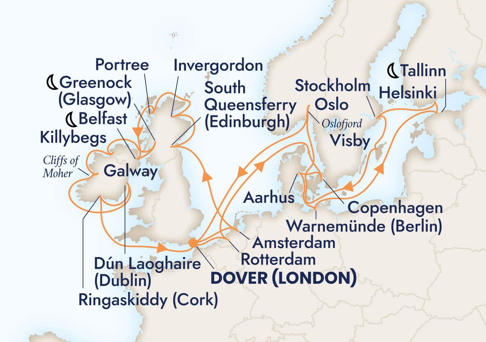 28 nights North European cruise on Nieuw Statendam
from ๐ฌ๐ง Dover