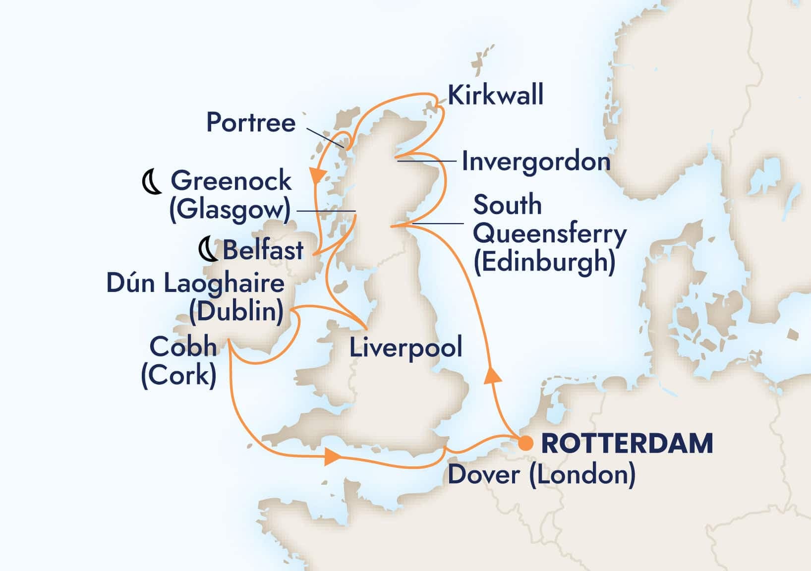 14 nights Mediterranean cruise on Nieuw Statendam
from ๐ณ๐ฑ Rotterdam