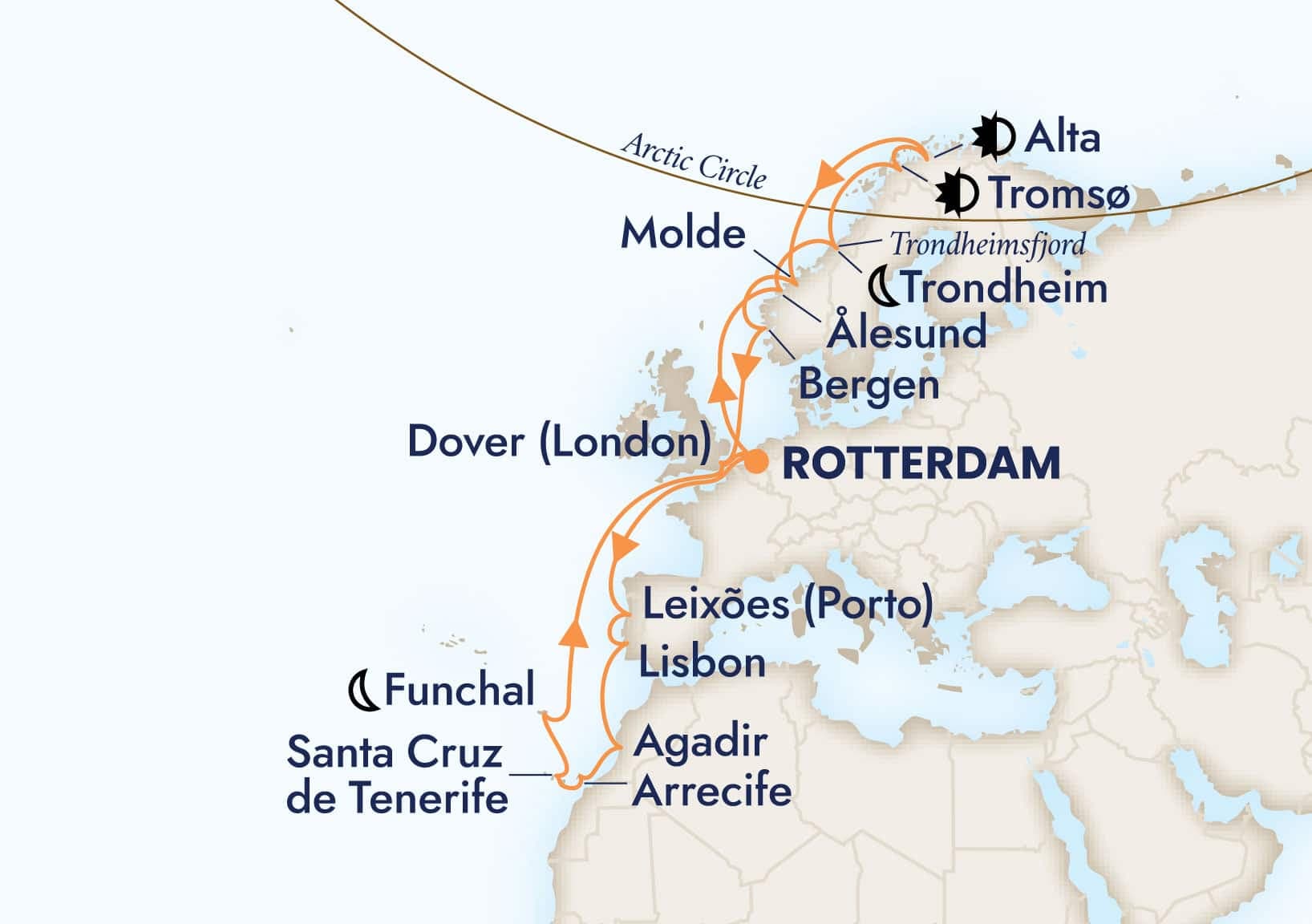 28 nights Mediterranean cruise on Nieuw Statendam
from ๐ณ๐ฑ Rotterdam