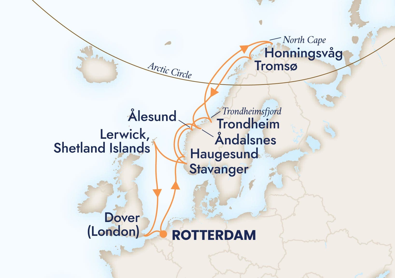 14 nights North European cruise on Nieuw Statendam
from 🇳🇱 Rotterdam