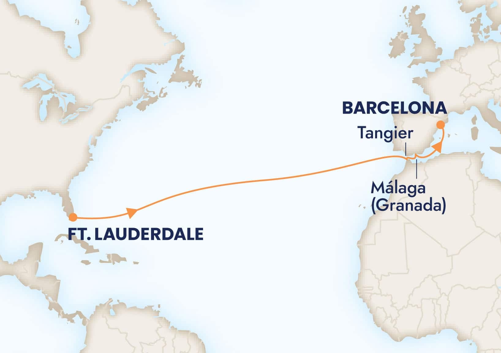 13 nights Mediterranean cruise on Nieuw Amsterdam
from ๐บ๐ธ Fort Lauderdale to ๐ช๐ธ Barcelona
