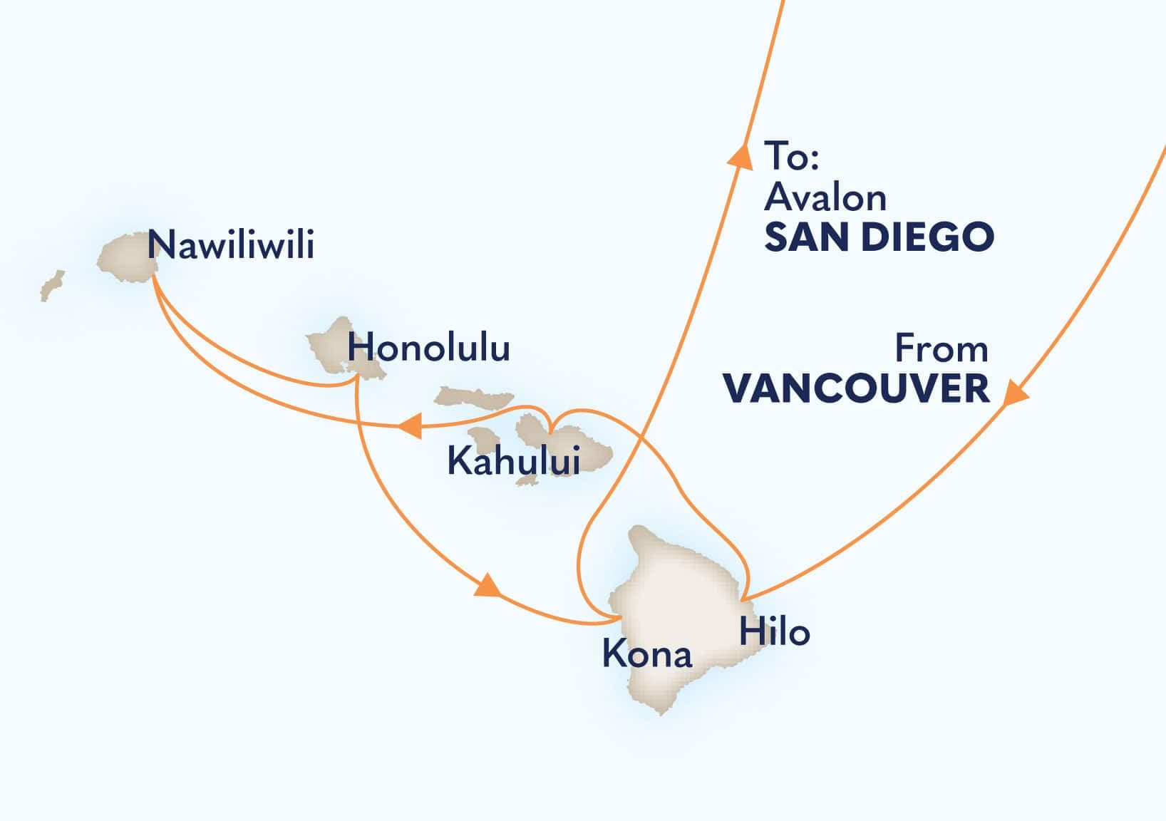 17 nights Hawaiian cruise on Koningsdam
from ๐จ๐ฆ Vancouver to ๐บ๐ธ San Diego