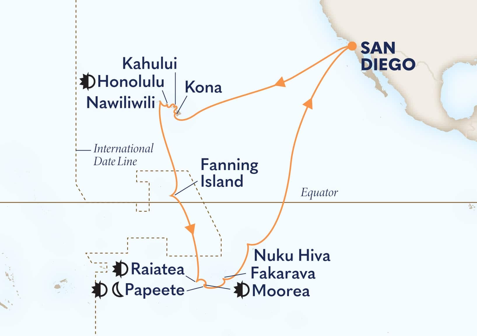 35 nights Hawaiian cruise on Koningsdam
from ๐บ๐ธ San Diego