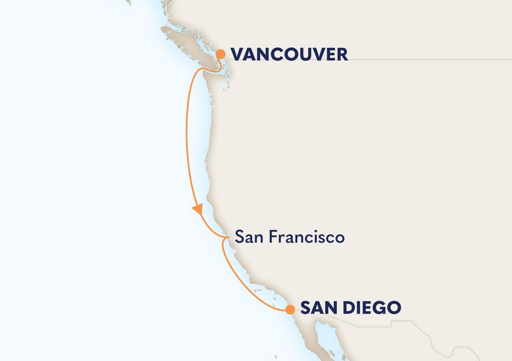 5 nights North west American cruise on Nieuw Amsterdam
from ๐จ๐ฆ Vancouver to ๐บ๐ธ San Diego