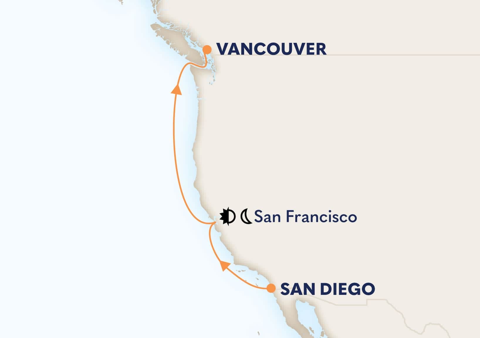 6 nights North west American cruise on Eurodam
from ๐บ๐ธ San Diego to ๐จ๐ฆ Vancouver