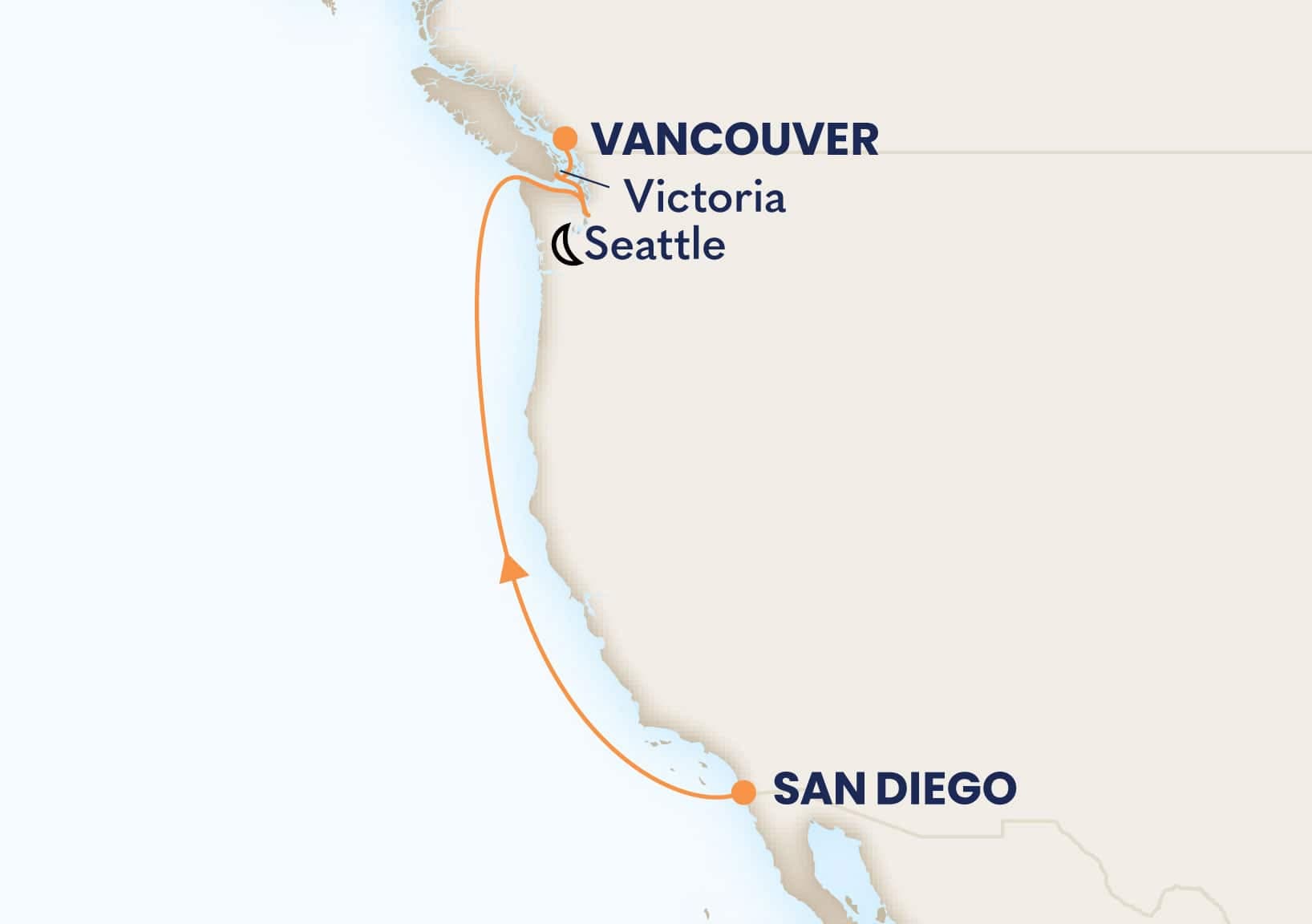 6 nights North west American cruise on Oosterdam
from ๐บ๐ธ San Diego to ๐จ๐ฆ Vancouver