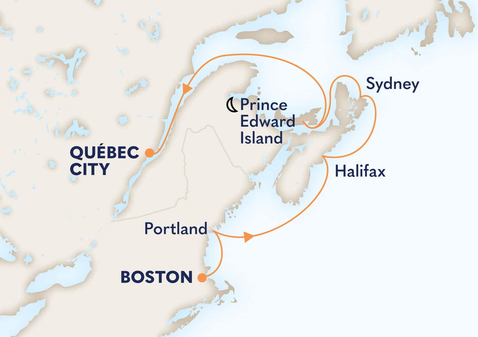 7 nights North East American cruise on Zuiderdam
from ๐บ๐ธ Boston to ๐จ๐ฆ Quebec