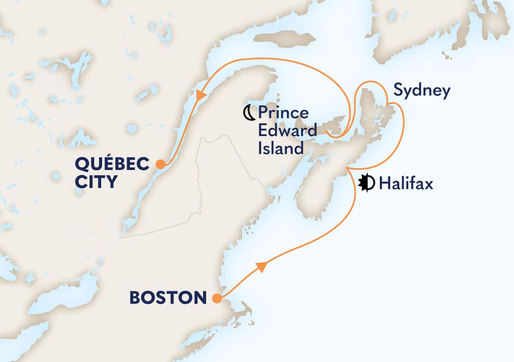 7 nights North East American cruise on Zuiderdam
from ๐บ๐ธ Boston to ๐จ๐ฆ Quebec