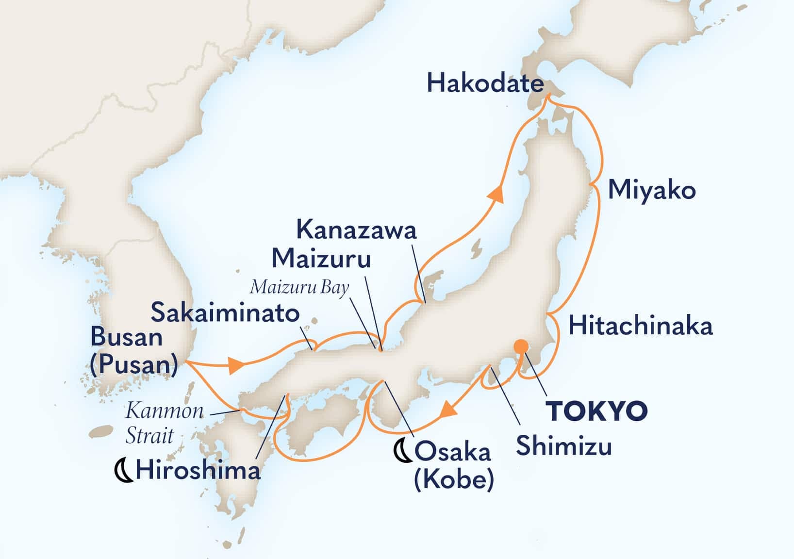 14 nights Asian cruise on Noordam
from 🇯🇵 Tokyo