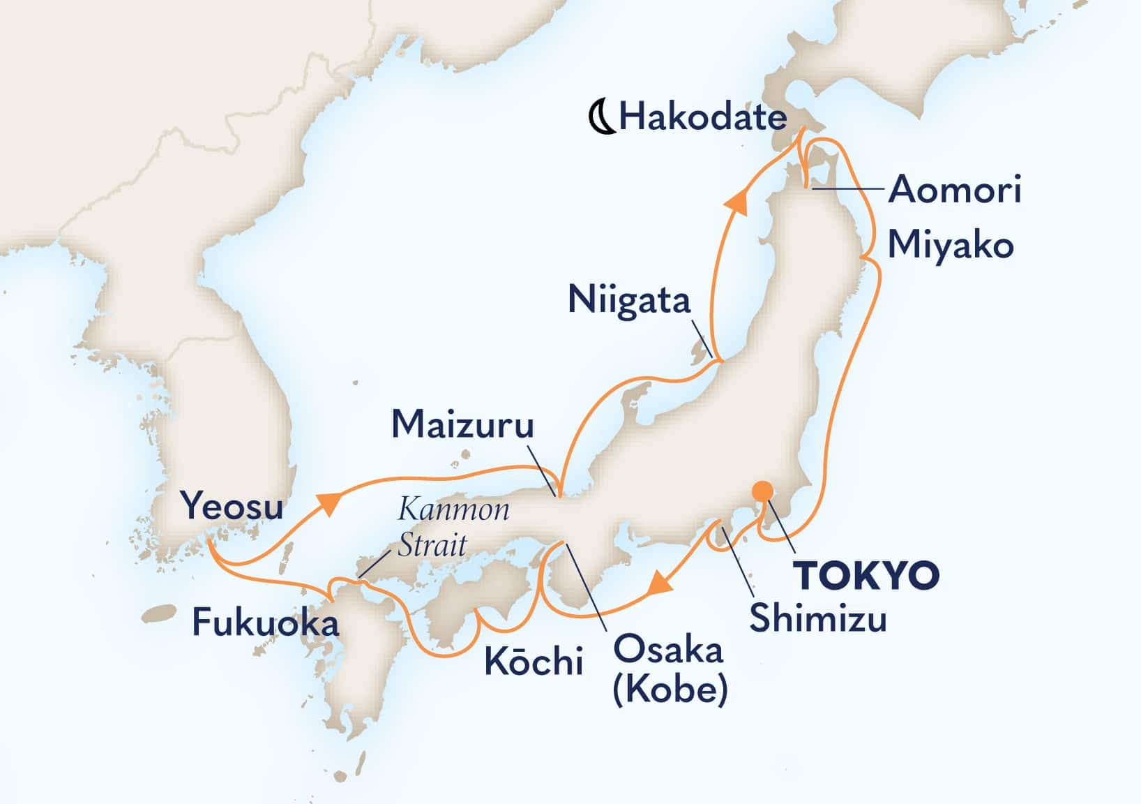 14 nights Asian cruise on Noordam
from 🇯🇵 Tokyo