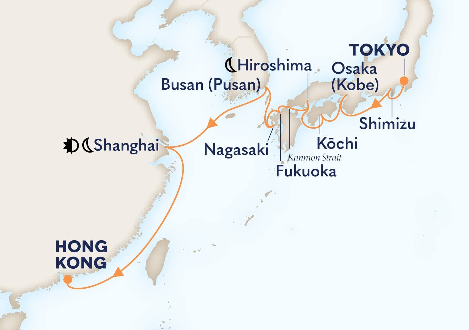 14 nights Asian cruise on Noordam
from 🇯🇵 Tokyo to 🇭🇰 Hong Kong