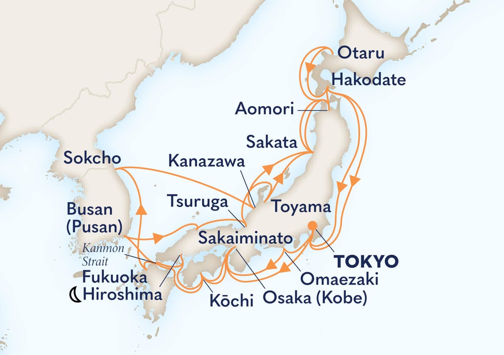 28 nights Asian cruise on Westerdam
from 🇯🇵 Tokyo