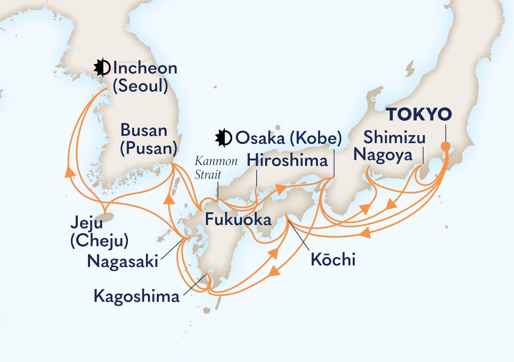 28 nights Asian cruise on Noordam
from ๐ฏ๐ต Tokyo