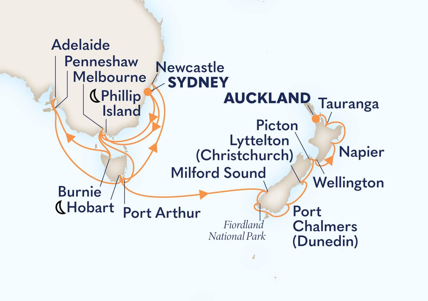 28 nights Oceanian cruise on Noordam
from ๐ฆ๐บ Sydney to ๐ณ๐ฟ Auckland
